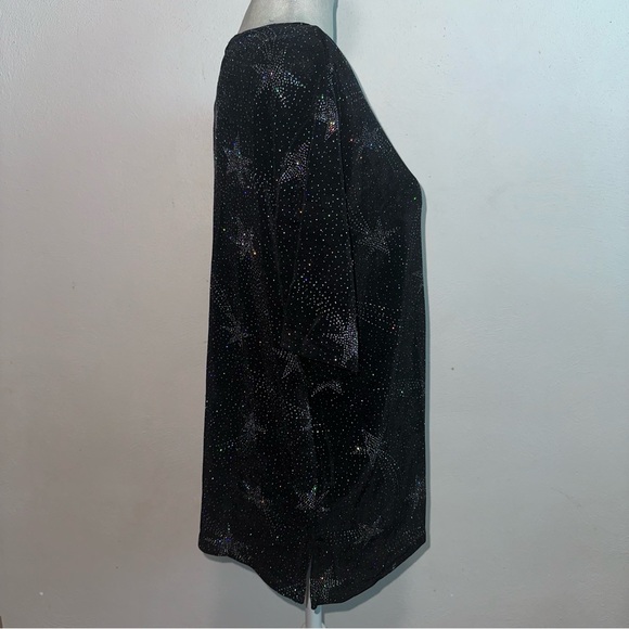 Vtg 90s Sparkling Shooting Star Shirt - Picture 5 of 7